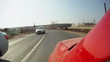 Driving across Romania, Constanta to Bucharest on highway