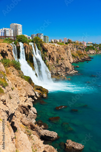 Photo: Waterfall Duden at Antalya, Turkey Waterfall Duden at Antalya, Turkey
