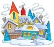 Winter town theme image 1