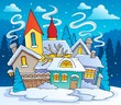 Winter town theme image 2