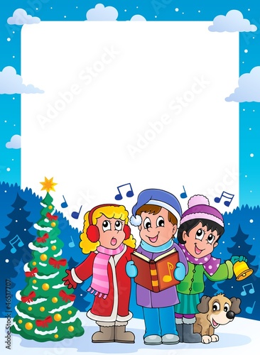 Vector: Christmas theme frame 9 Christmas theme frame 9