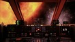 Star-ship sailing in space.