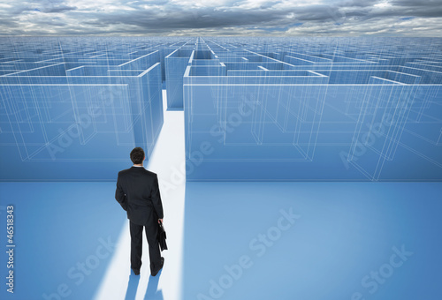 Photo: Make a decision. Blueprint. Without Sign Welcome. Wide angle. Make a decision. Blueprint. Without Sign Welcome. Wide angle.