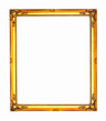 Gold picture frame