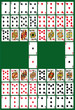Full deck, all in one set, in the vector