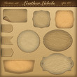 leather labels
