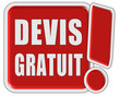 !-Schild rot quad DEVIS GRATUIT