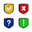 Shield vector icons