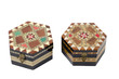 Hex Boxes Marquetry
