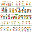 Cartoon peoples