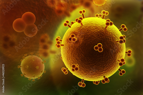 Illustration: HIV Virus HIV Virus