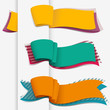 colorful banner set
