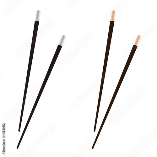 Illustration: Baguettes chinoises Baguettes chinoises