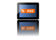 RSS sur tablette numérique