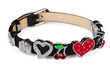 Photo: Leather charm bracelet Leather charm bracelet