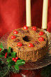 Christmas Fruitcake Still Life