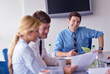 business people in a meeting at office