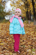 child in autumn
