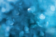 Christmas lights and bokeh (blue)