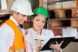 Photo: Supervisors Working At Warehouse Supervisors Working At Warehouse