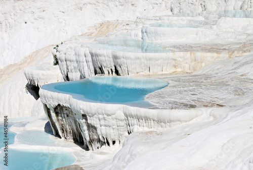 Photo: Travertines of Pamukkale Travertines of Pamukkale