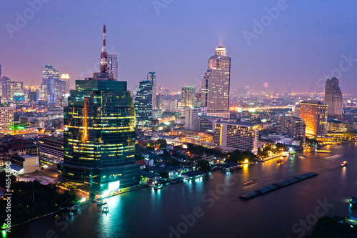 Photo: Bangkok Skyline, Thailand.. Bangkok Skyline, Thailand..