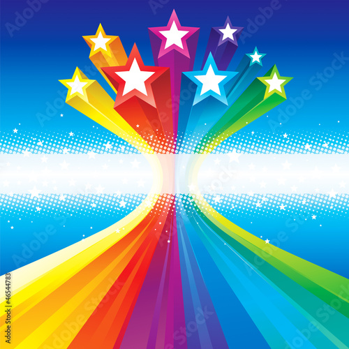 Vector: Funky Celebratory Stars Funky Celebratory Stars