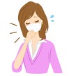 女性　咳　くしゃみ