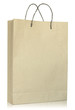 Photo: Brown paper bag isolated on white background Brown paper bag isolated on white background