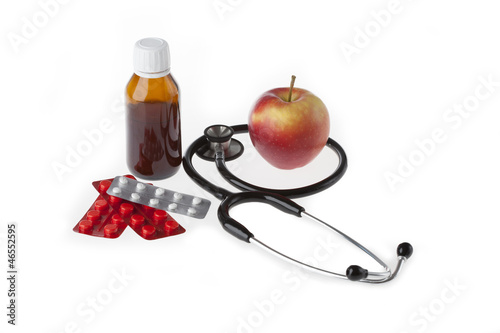 Photo: Treatments with stethoscope Treatments with stethoscope