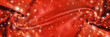 Abstract red fabric background with sparkles