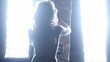 Girl unwrapping mirror