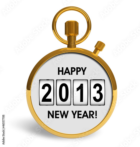Illustration: New Year 2013 concept New Year 2013 concept