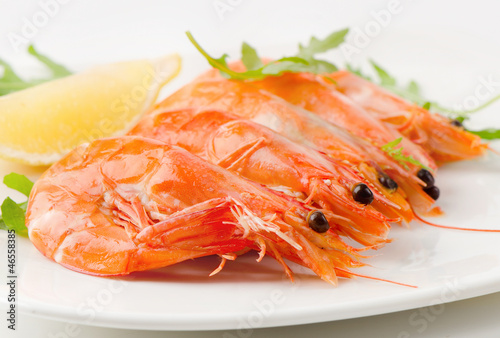 Photo: tiger shrimps tiger shrimps