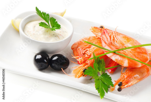 Photo: tiger shrimps tiger shrimps