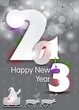 abstract new year background with sparkle