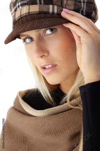 Photo: Trendy beauty in autumn Trendy beauty in autumn