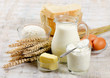 Photo: Bread and dairy products Bread and dairy products
