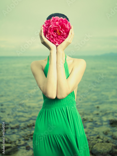 Photo: Surreal portrait of woman Surreal portrait of woman