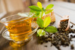 tea and tea leaves