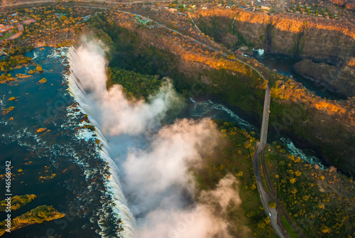 Photo: Victoria Falls Aerial Victoria Falls Aerial