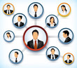 Network structure illustration