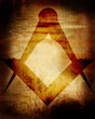 Masonic square and compass