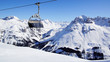 Photo: Picturesque winter landscape with skilift. Picturesque winter landscape with skilift.