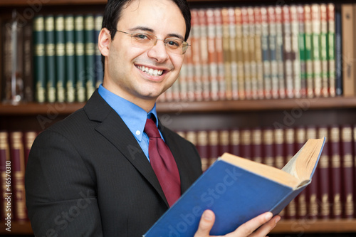Photo: Lawyer in his studio Lawyer in his studio