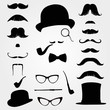 Mustaches and other retro accessories
