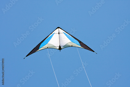 Photo: colorful kite flying in the wind colorful kite flying in the wind
