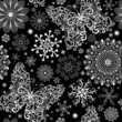 Christmas vintage seamless pattern
