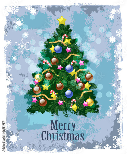 Vector: Christmas tree Christmas tree