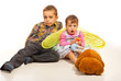 Kids with toys